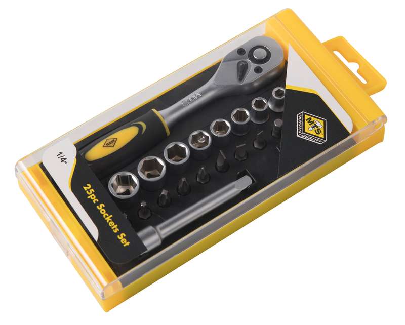 Socket Set Mts 1/4`` 25 Pc