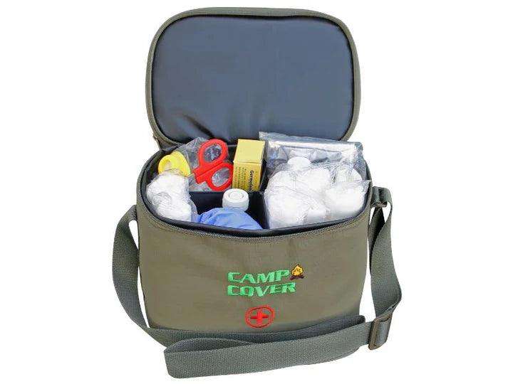 Camp Cover Medical First Aid Bag Kitted Khaki