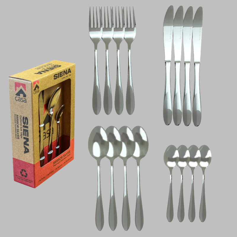 Cutlery Set 16 Pc Steel
