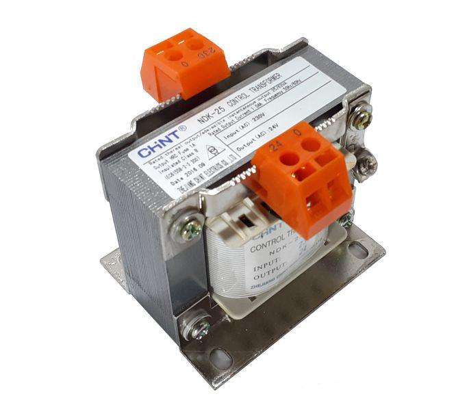 Transformer P=230 Vac S=1x24 Vac 25 Va Frame & Term Ndk 25 230/24