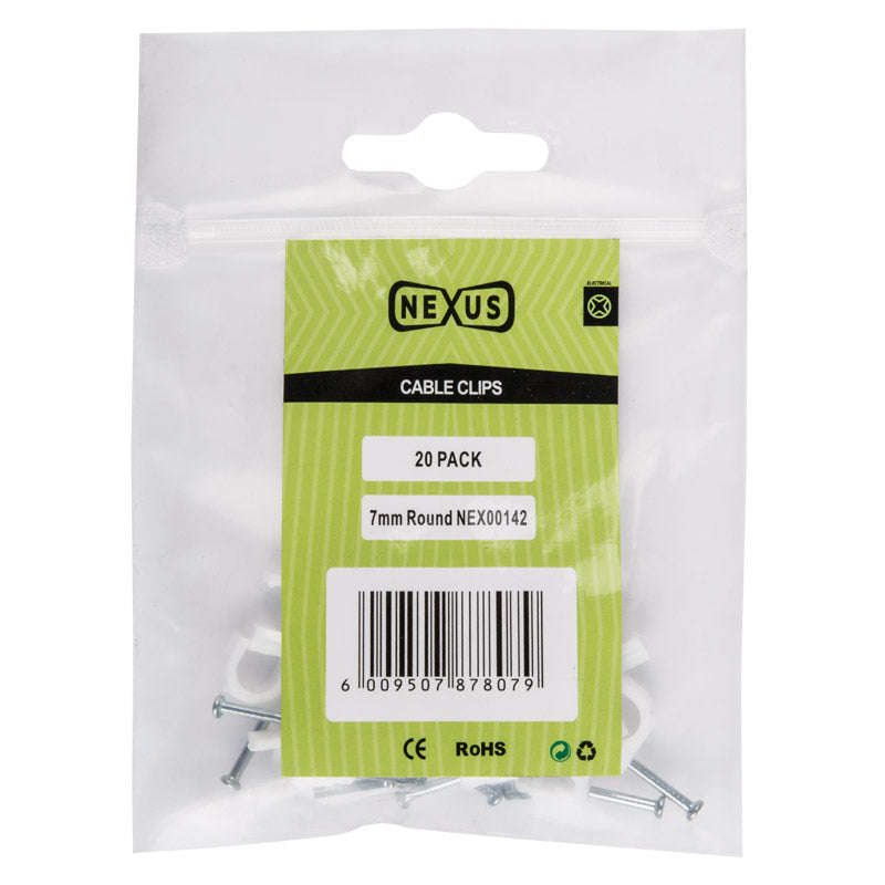 Nexus Cable Saddle Round 7 Mm 20
