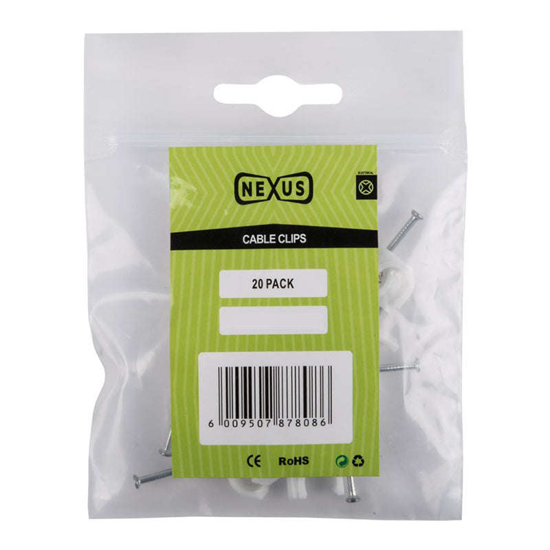 Nexus Cable Saddle Round 9 Mm 20