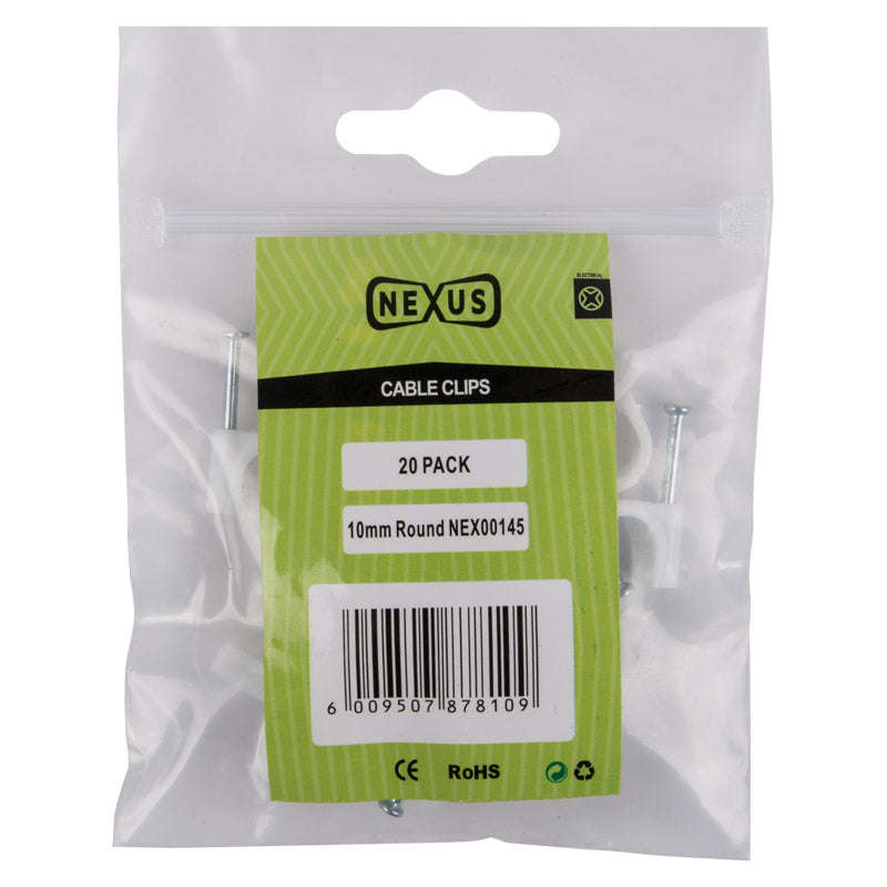 Nexus Cable Saddle Round 10 Mm 20
