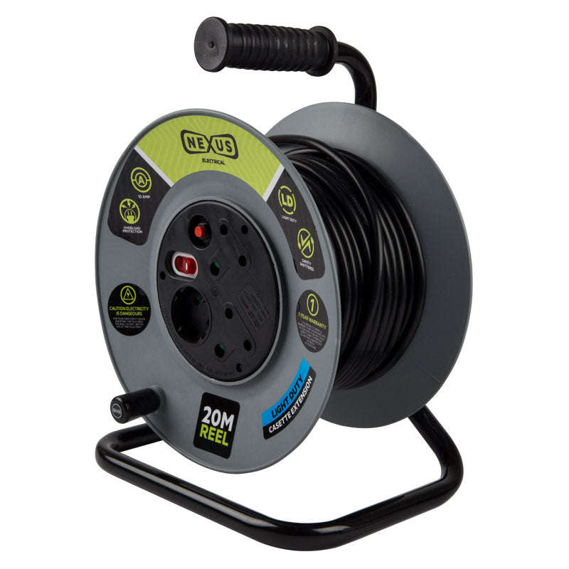 Nexus Extension Reel Plastic 20 M 1.0 Mm 10 A