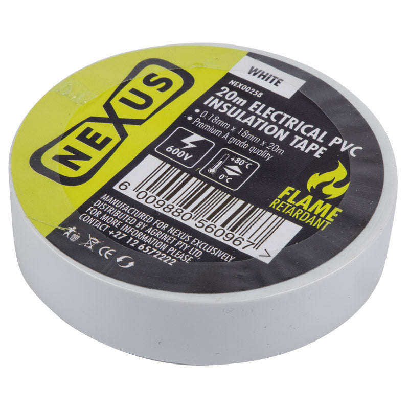 Nexus Insulation Tape 20 M White