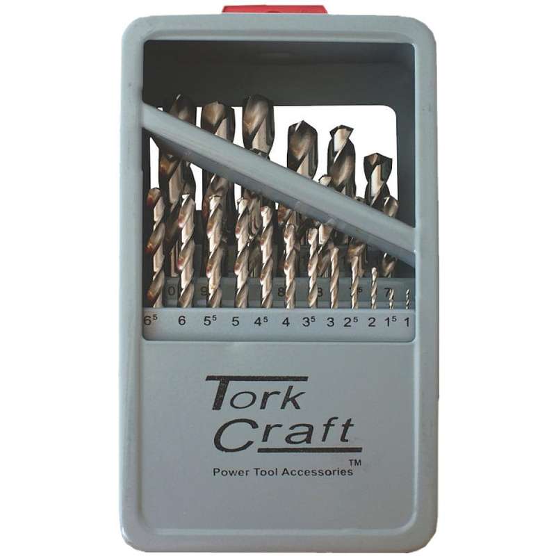 Drill Bit Set 25 Pce Hss Ground Bright Finish
