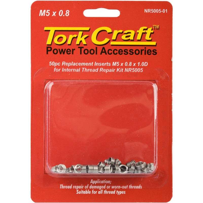 Thread Repair Kit M5 X 0.8 X 1.0 D Repl. Inserts For Nr5005