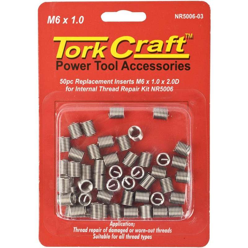 Thread Repair Kit M6 X 1.0 X 2.0 D Repl. X50 Inserts For Nr5006