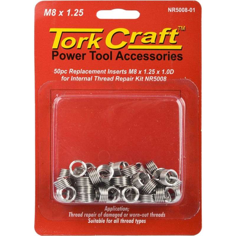 Thread Repair Kit M8 X 1.25 X 1.0 D Repl. Inserts For Nr5008