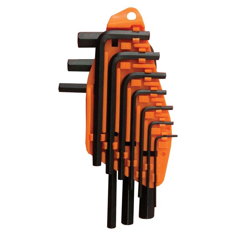 10 Pc Hex L Wrench Set Imperial 1/16,5/64, 3/32,1/8,5/32,3/16,7/32,1/4
