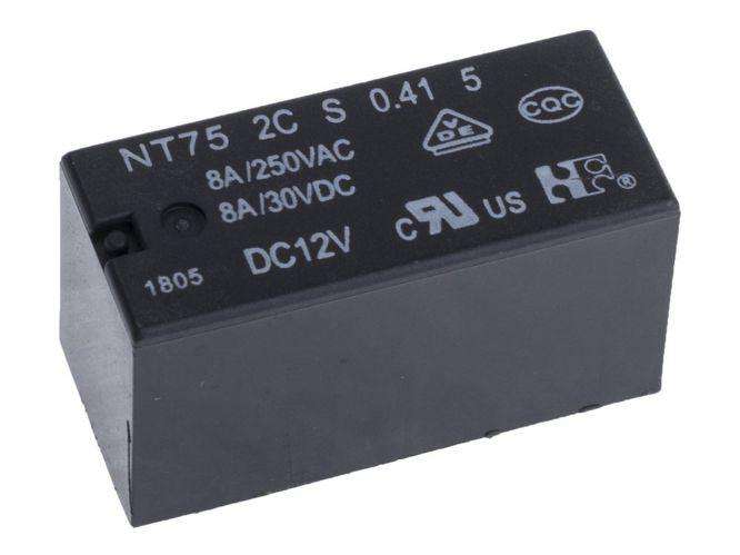 Relay Dpdt 8 A 24 V 8 P 29x13x16 Nt75 2 Cs8 Dc24 V0.415.0