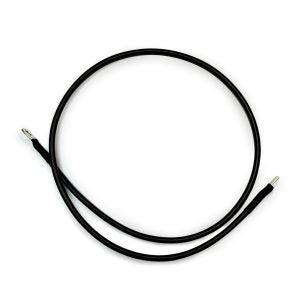 10mm2 7 AWG DC Charging and Battery Cable 150CM Black With 8mm Ring and Pin Lugs