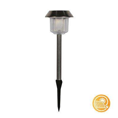 Solar Garden Spike S/Chrome 4 Pack