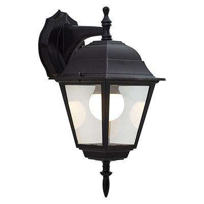 Lantern 4 Panel D/Facing Black