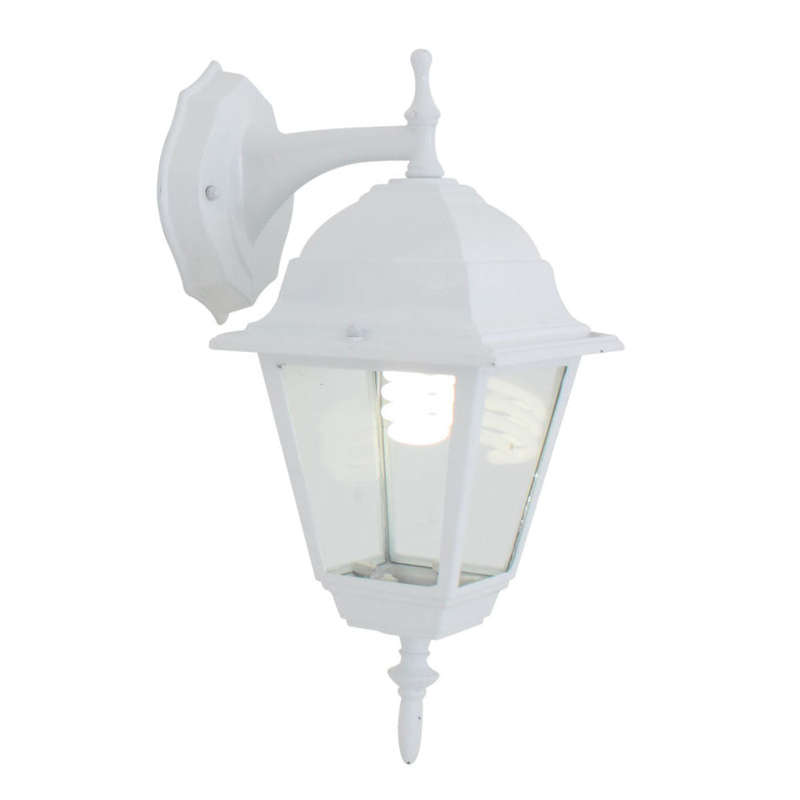 Lantern 4 Panel D/Facing White