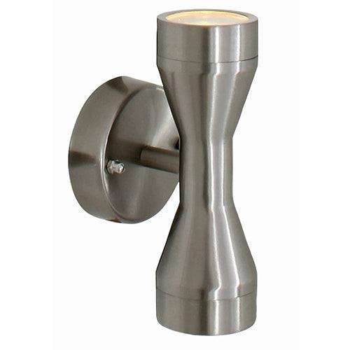 W/Light Up & Down Facing Satin Chrome