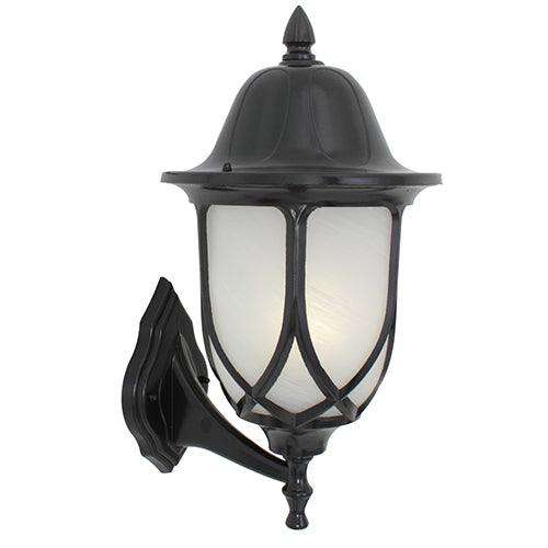 ***Lantern 4 Panel Alab. Up/Facing Black