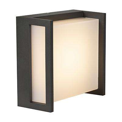 Qubo Outdoor W/Light Grey Led 9.5w 3000 K