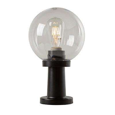 Outdoor 200mm Bowl Fitting Pillar Mount Clear