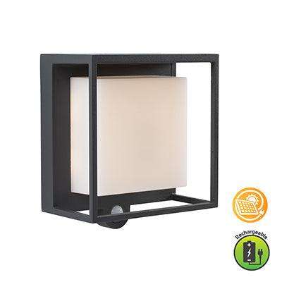 Solar Curtis W/Light & Sensor Grey Led 3w 3000 K