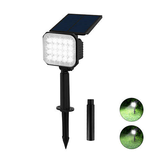 Solar Spot Light Black Led 4w