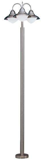Sidney 3 Lt Pole Satin Chrome