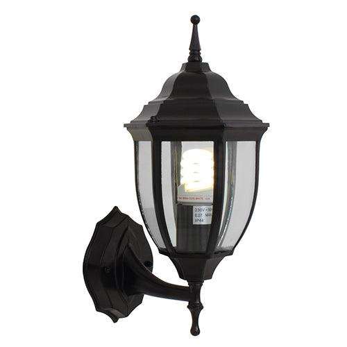 ***Lantern 6 Panel Up Facing Black