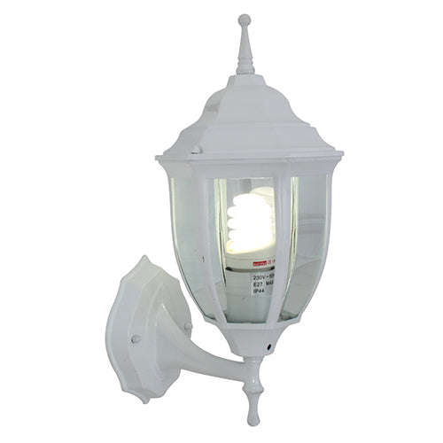***Lantern 6 Panel Up Facing White