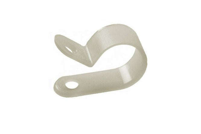 Corner P Clip For Cables 6.4mm M4 100/Bag Cc 3 Natural