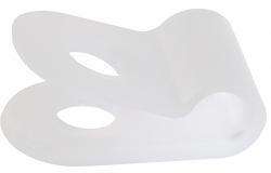 Clip P Type Plastic White 7.9 Debulk Ec7.9