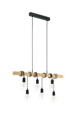 Townshend 6 Lt Pendant Black