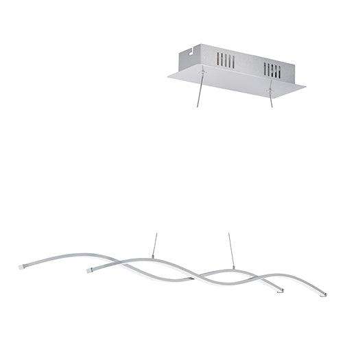 Lasana2 Pendant 1200mm Chrome/White