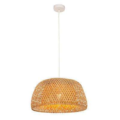 Scarlet 450 Pendant Nature Woven Bamboo E27 1x60w