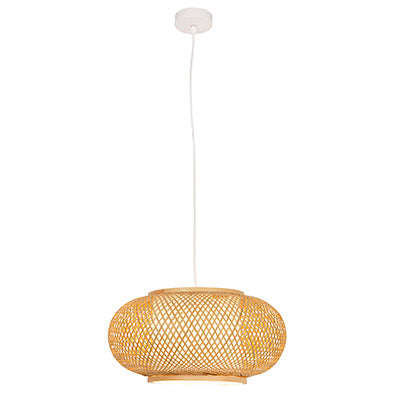 Brezo 400 Pendant Nature Bamboo E27 1x60w