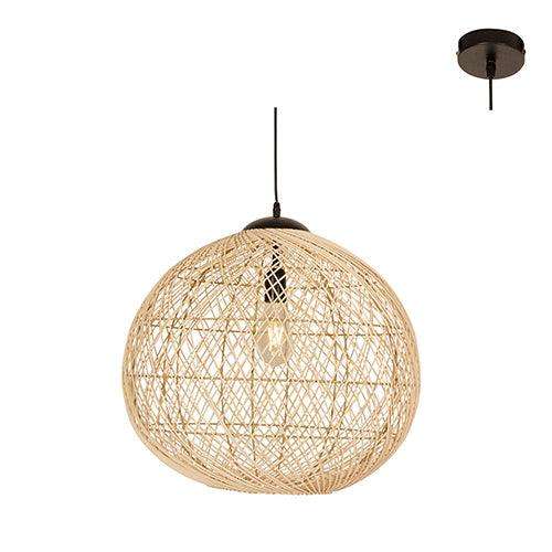 Souira 500 Pendant Nature Woven Rattan E27 1x60w