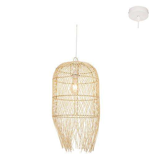 Analia B Pendant Nature Woven Rattan E27 1x60w