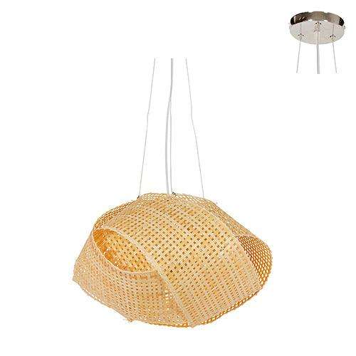 Neda 350 Pendant Nature Woven Bamboo E27 1x60w