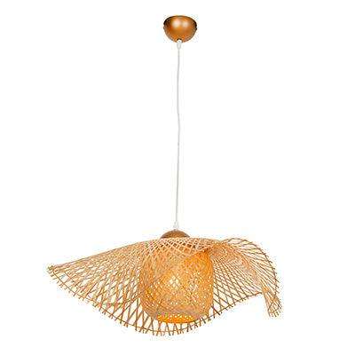 Cronus 450 Pendant Nature Woven Bamboo E27 1x60w