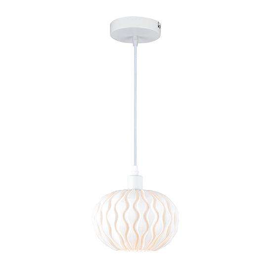 Weavesphere Round Pendant White E27 1x40w