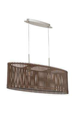 ***Sendero Pendant Brown Wood