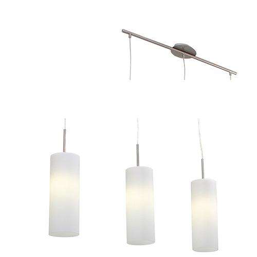 Troy3 3 Lt Pendant 700mm Satin Chrome