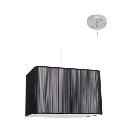***String Pendant 395mm Satin Chrome
