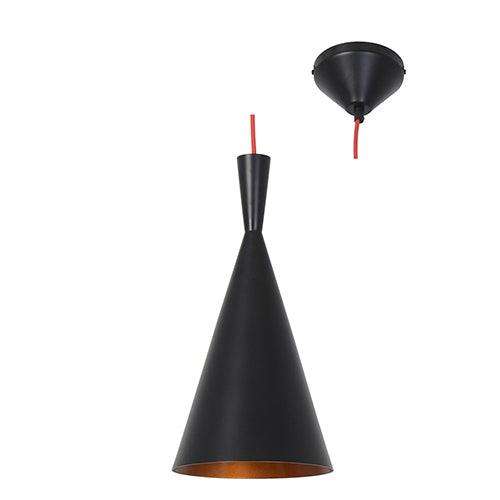 Industria Pendant 190mm Black/Gold