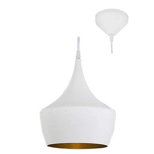 Industria Pendant 240mm White/Gold