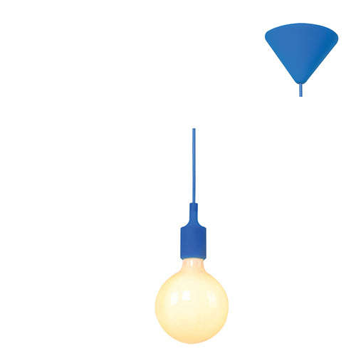 ***Silicone Pendant Blue