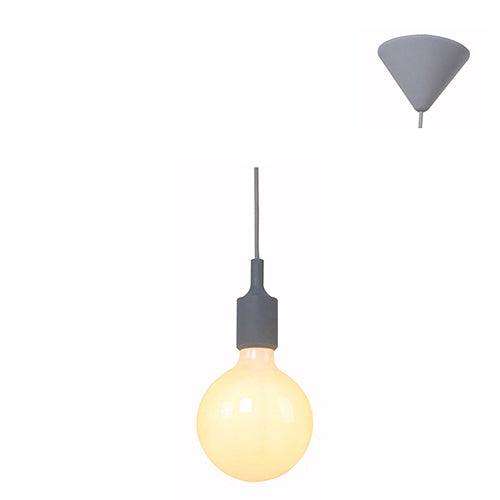 Silicone Pendant Grey