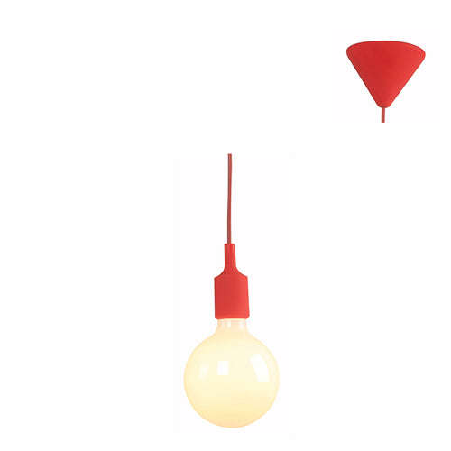 ***Silicone Pendant Red