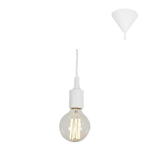 Silicone Pendant White