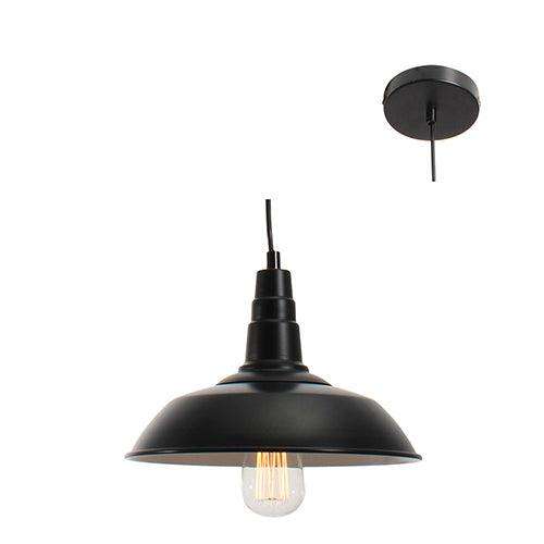 Farmhouse Pendant 260mm Black