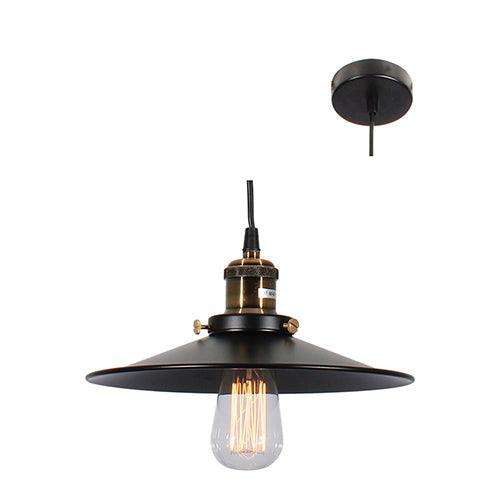 Farmhouse Pendant 260mm Black